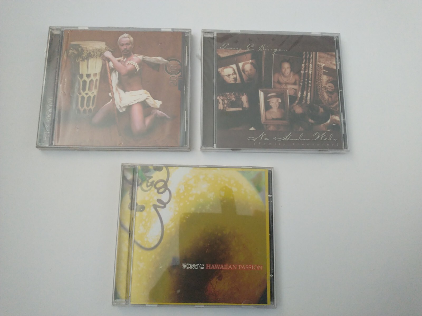 TONY C. HAWAIIAN CD BUNDLE/ Lot 2 never opened and Rare!
