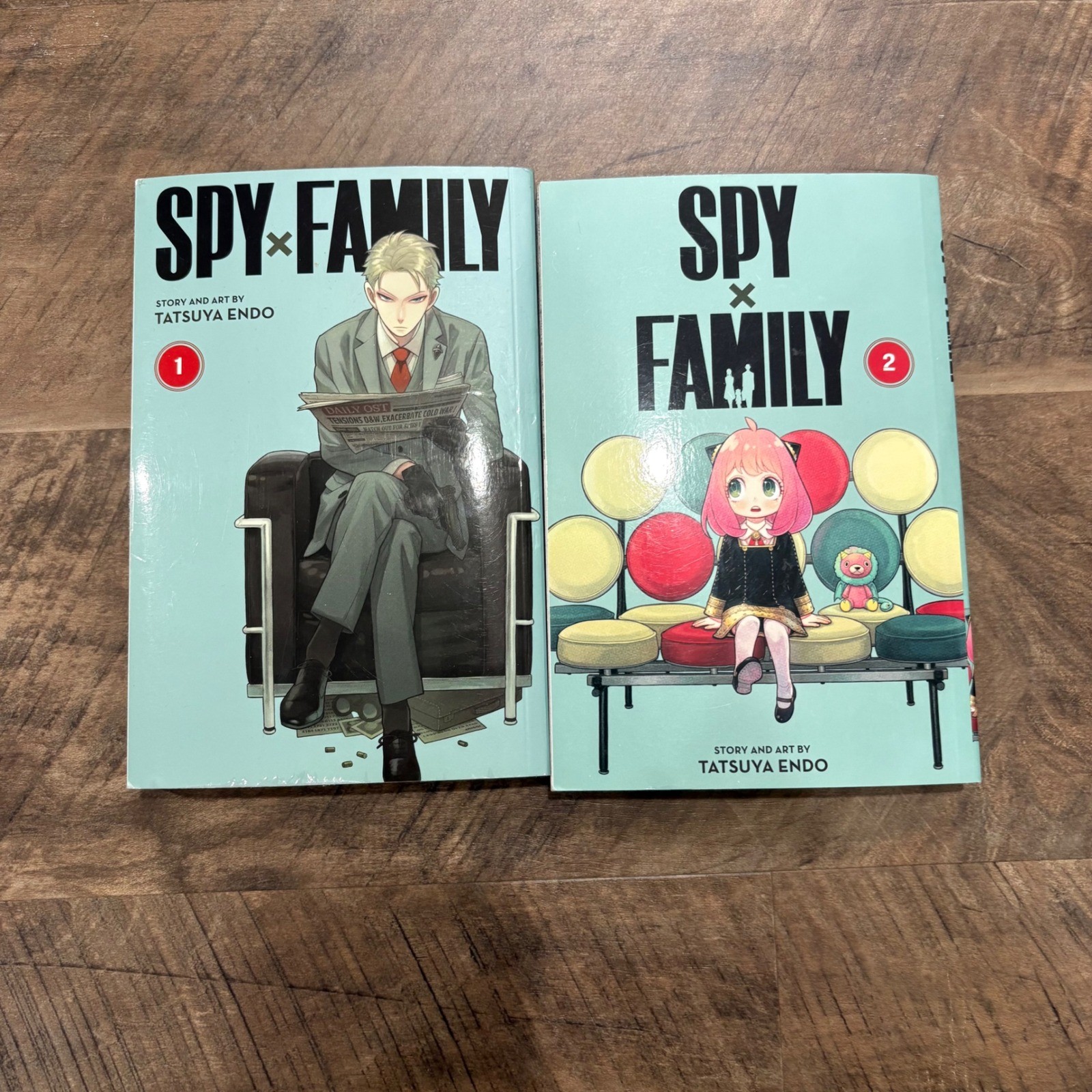 Vintage Y2K Viz Media Spy x Family Manga Vol 1-2 Tatsuya Endo Shonen Jump Books