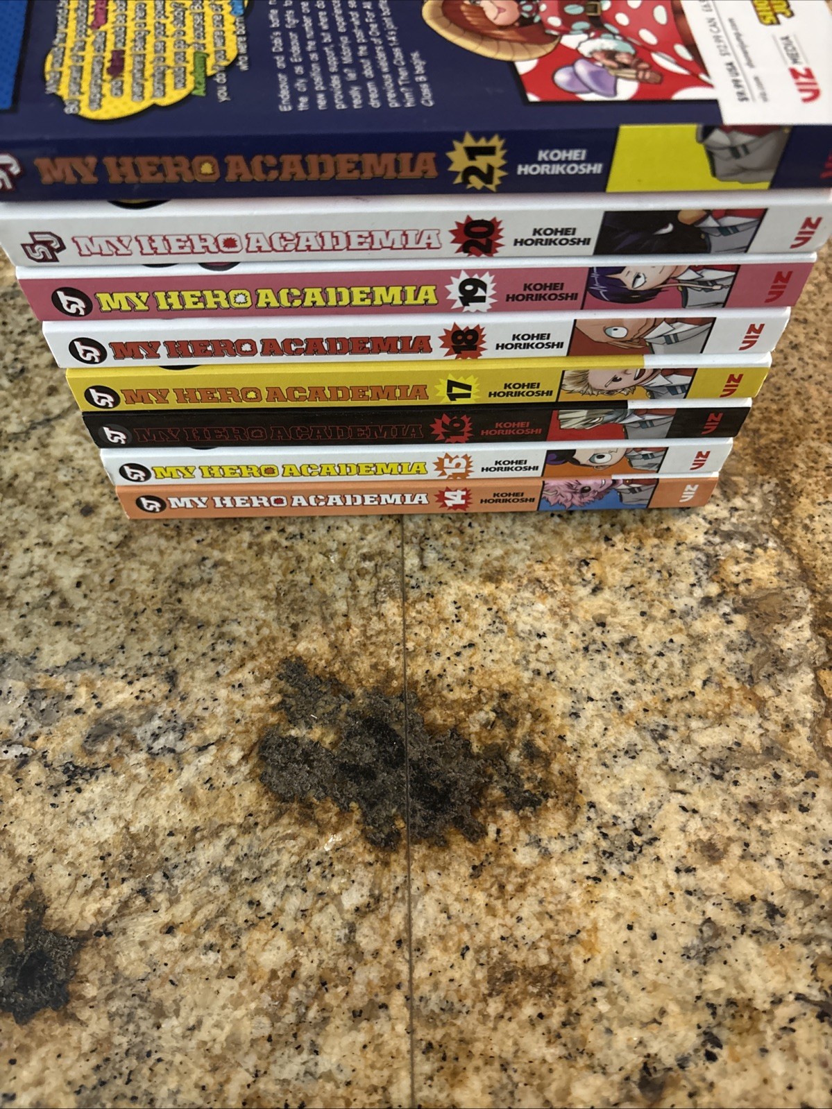 Lotto volumi serie manga My Hero Academia 14-21 (8) di Kohei Horikoshi Viz Media