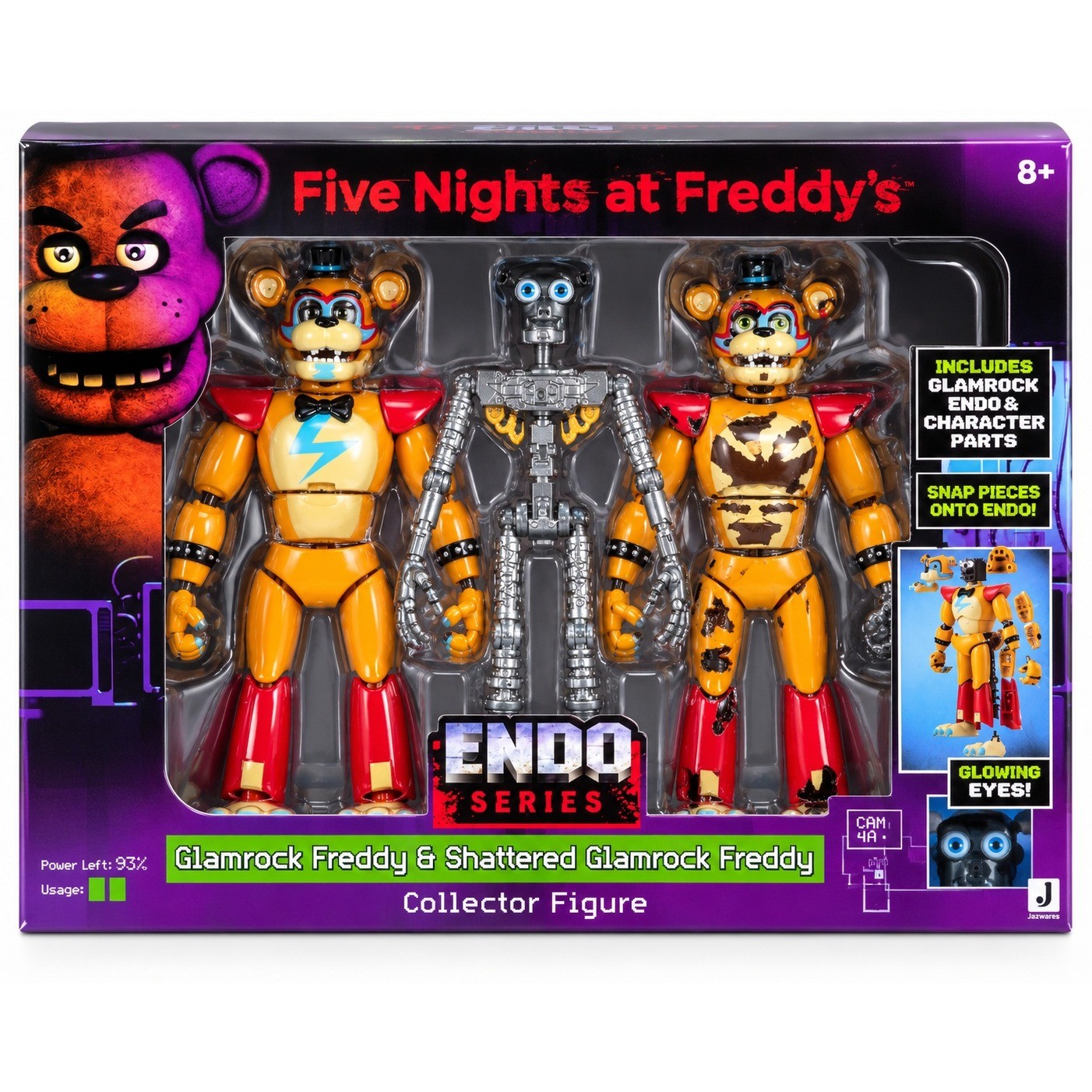 Set figurine Five Nights at Freddy's Glamrock serie Freddy Endo da collezione