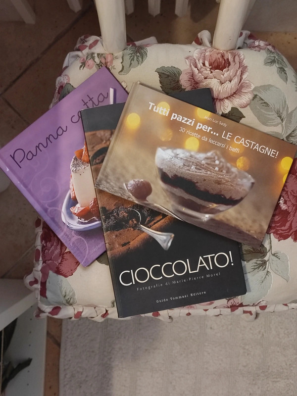 Tre libri di cucina sui dolci