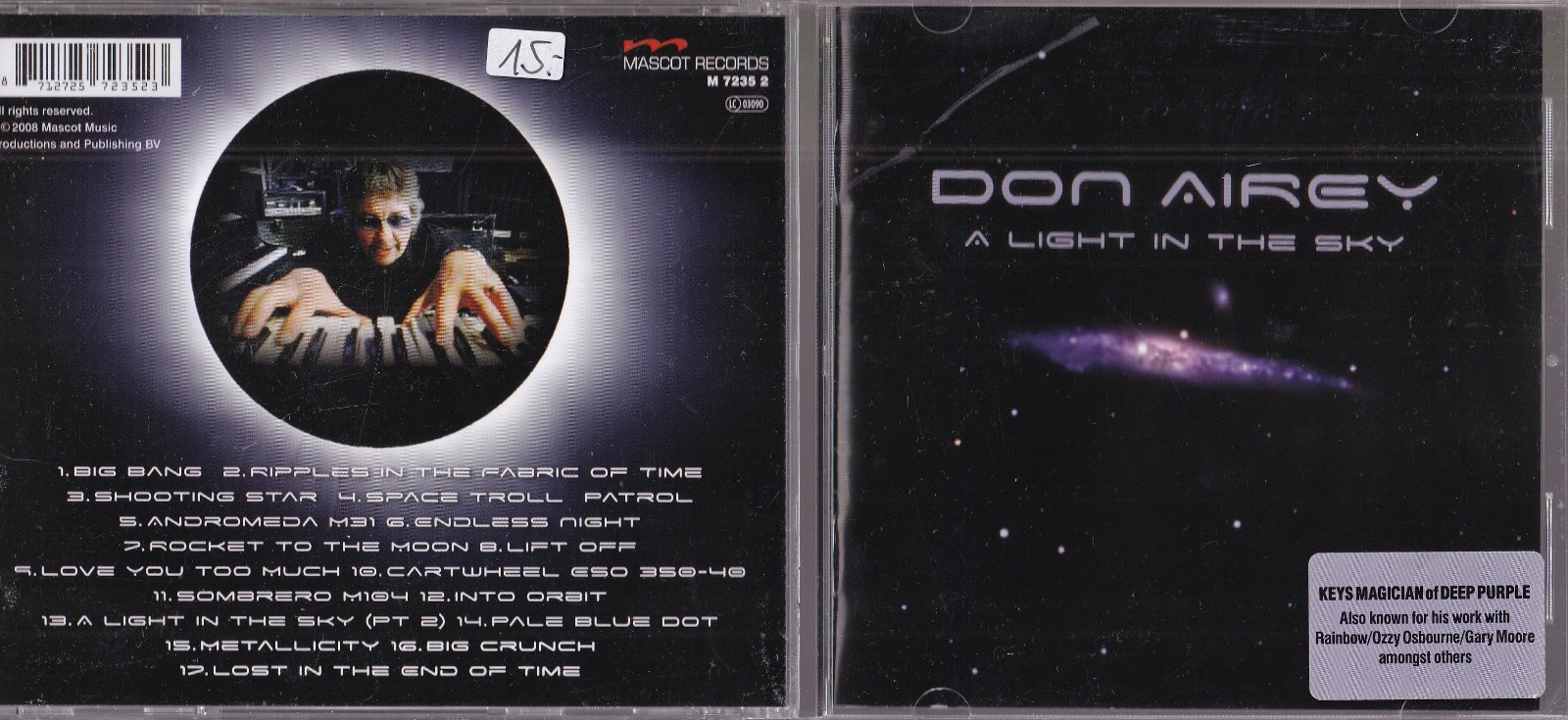 Don Airey – A Light In The Sky CD Mascot Records