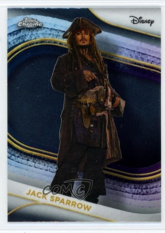 2025 Topps Chrome Disney Captain Jack Sparrow Jack Sparrow #3 1l8l