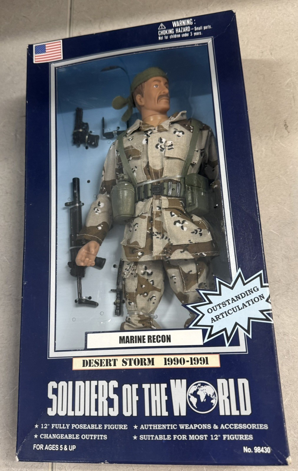 Soldiers of the World Marine ReconSpecial Forces Desert Storm 1990-1991 NIB 2000