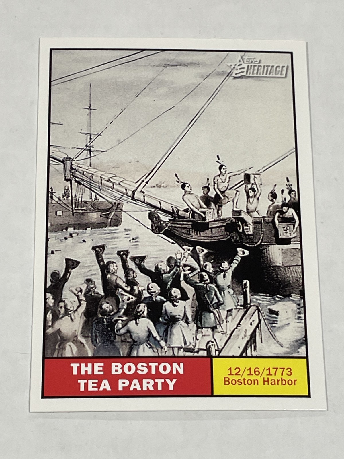 2009 Topps American Heritage #102 - The Boston Tea Party
