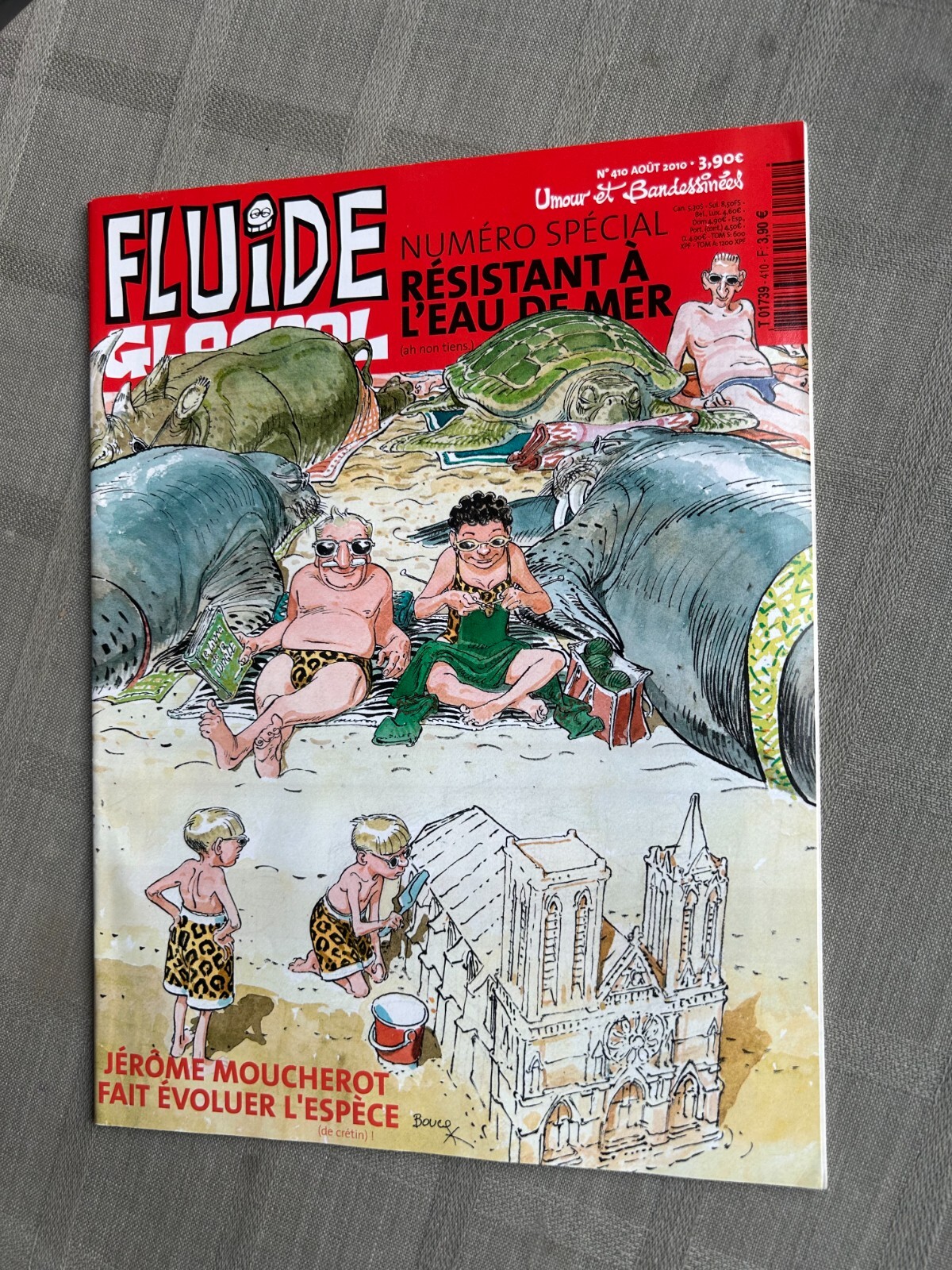FLUIDE GLACIAL N°410 AOÛT 2010 EN TRÈS BON ÉTAT