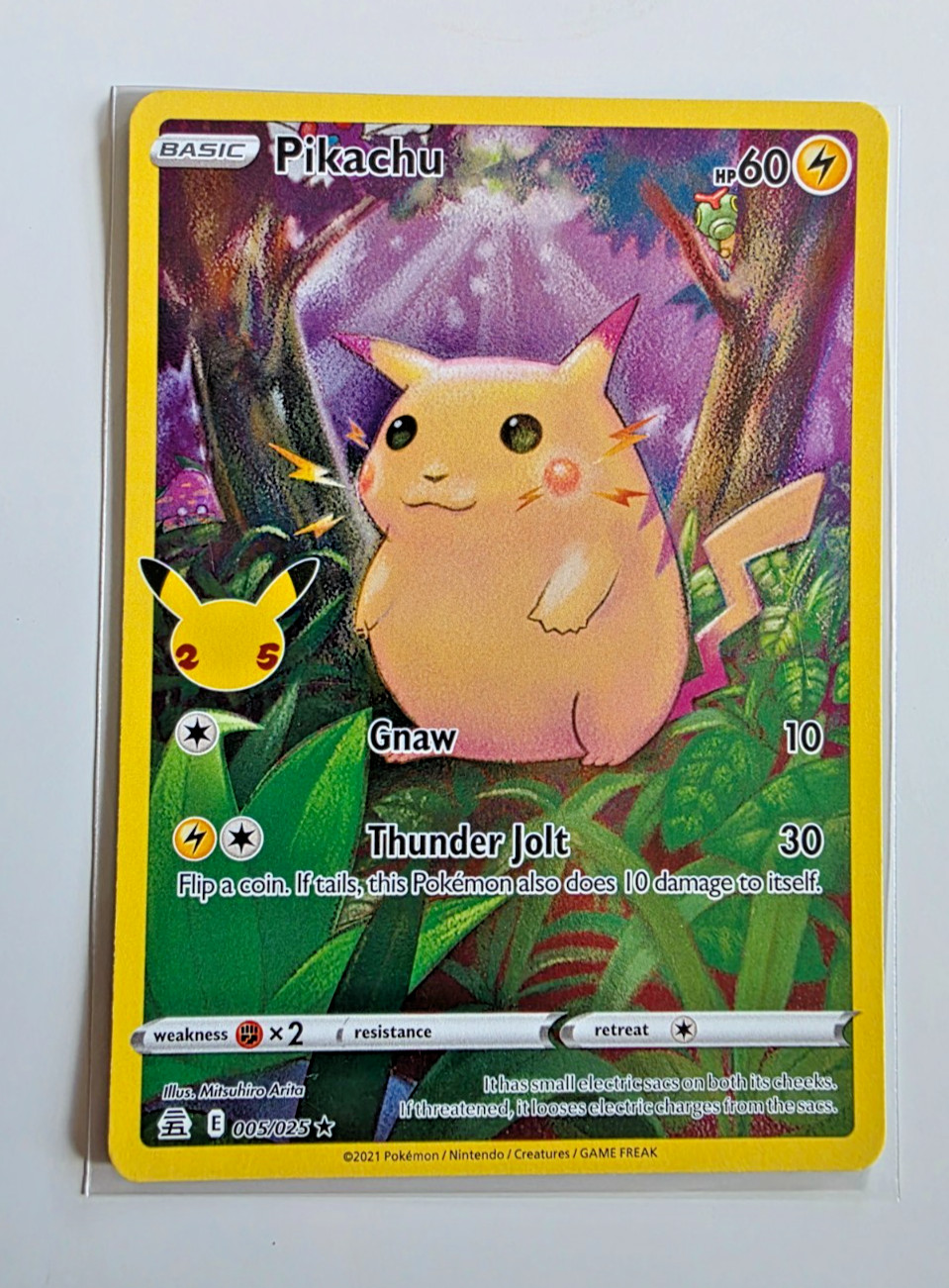 Pikachu - 005/025 (25th)