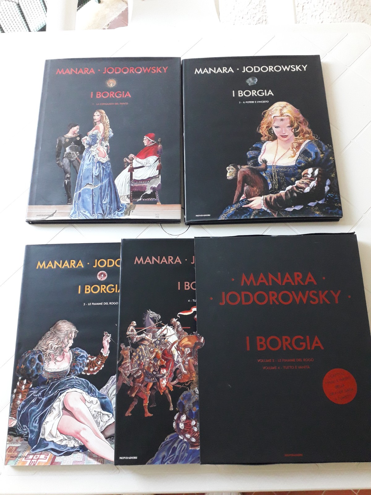 Manara Jodorowsky I BORGIA Mondadori 4 volumi