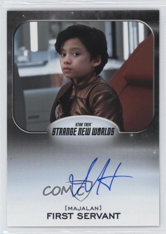 2023 Rittenhouse Star Trek Strange New Worlds Stagione 1 Bordered Ian Ho Auto 03j5