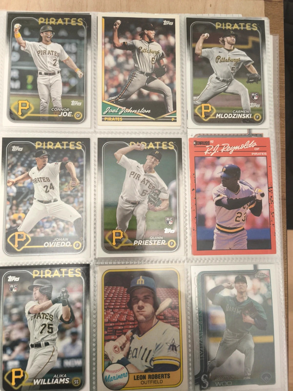 62 Baseball Karten