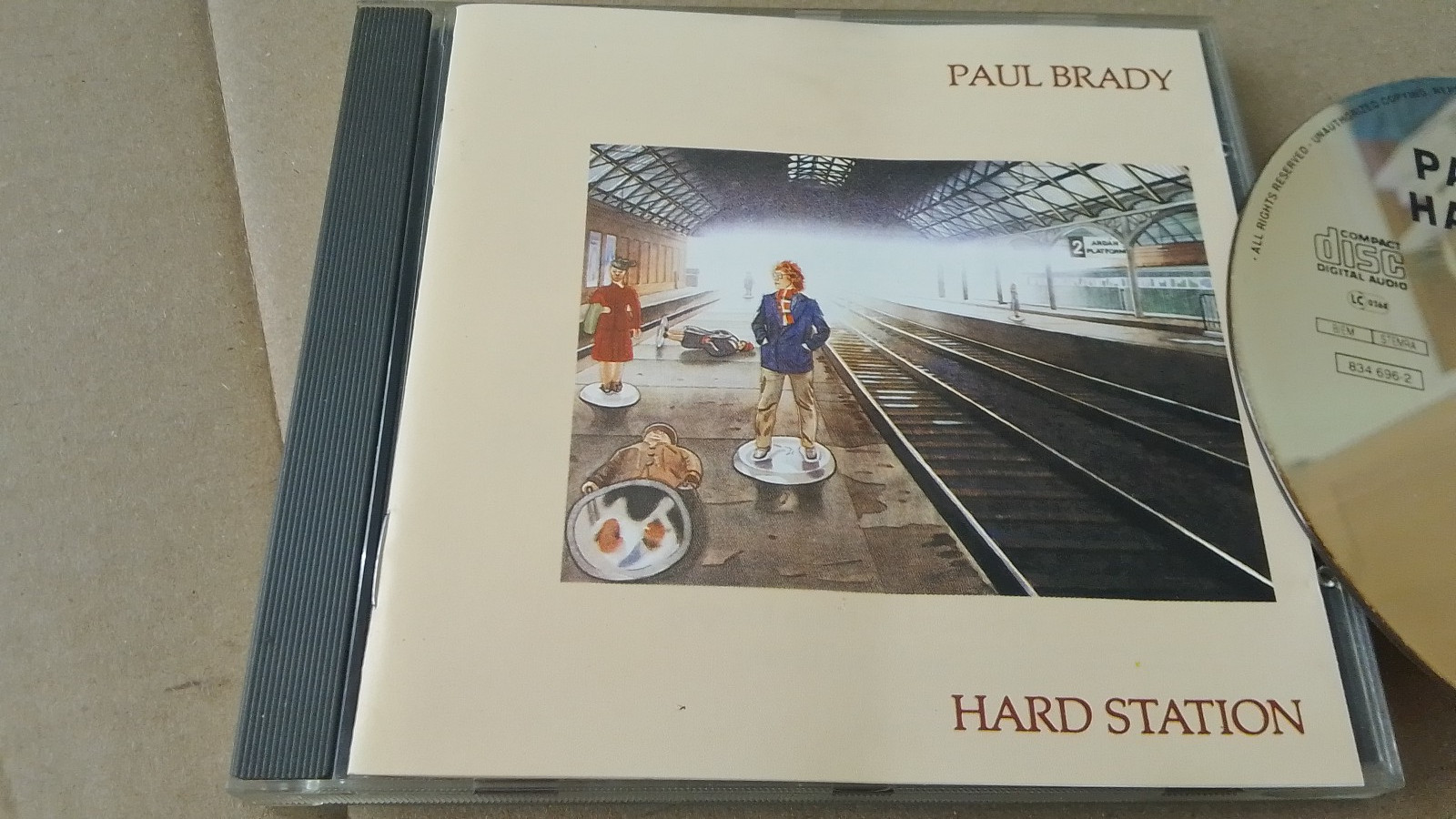 PAUL BRADY  'HARD STATION'   (1981 ALBUM)    8 TRK CD -  FOLK / IRISH TRAD