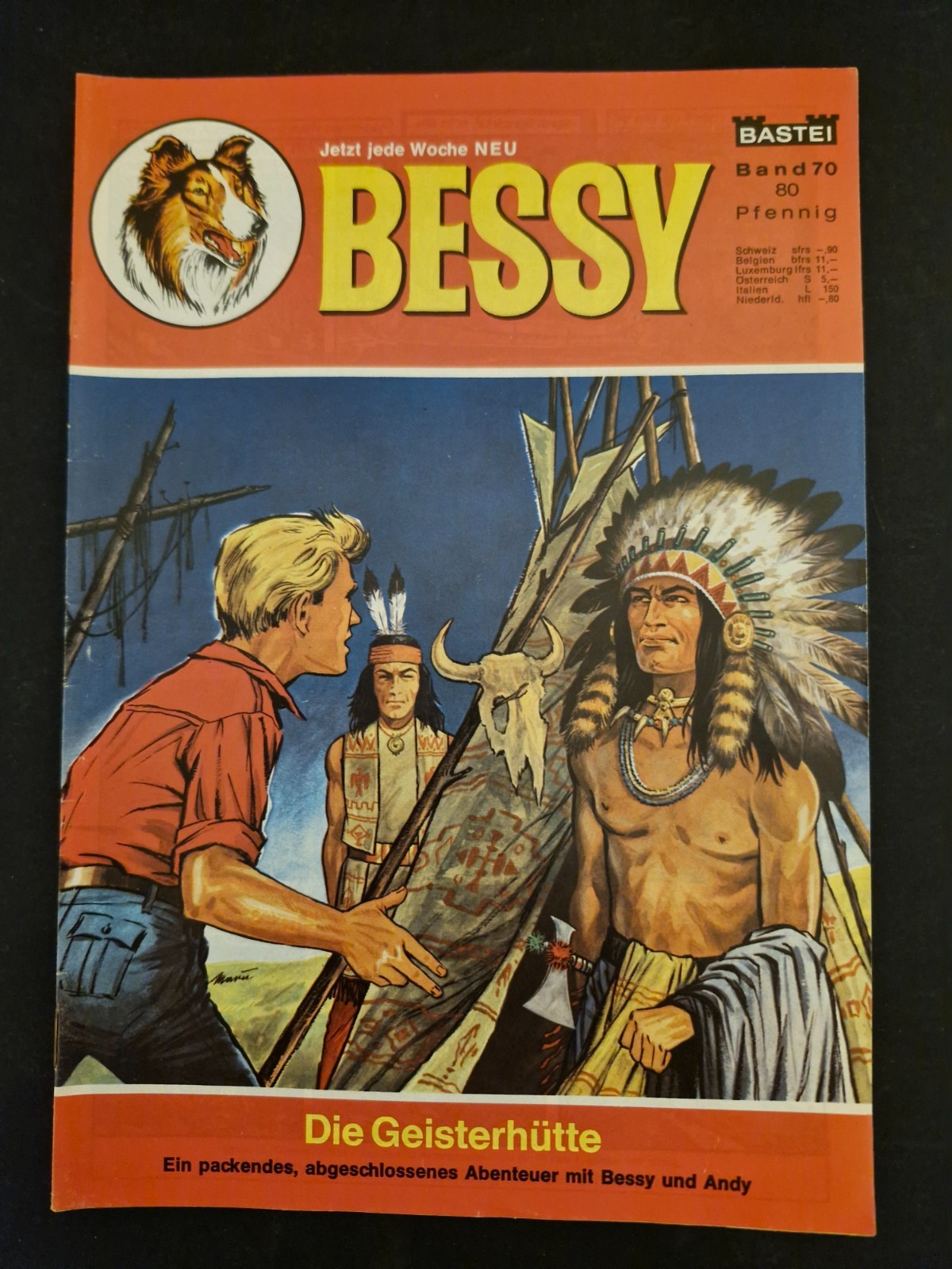 Fumetto Bessy n.70 (Bastei 1° Edizione) Z0-1/1 condizioni da collezione