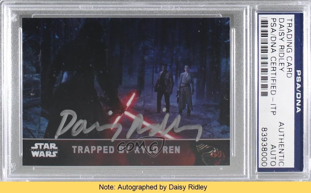 PSA/DNA 2016 Star Wars: Il Risveglio della Forza Rifrattore Cromato Kylo Ren LEGGI 04k8