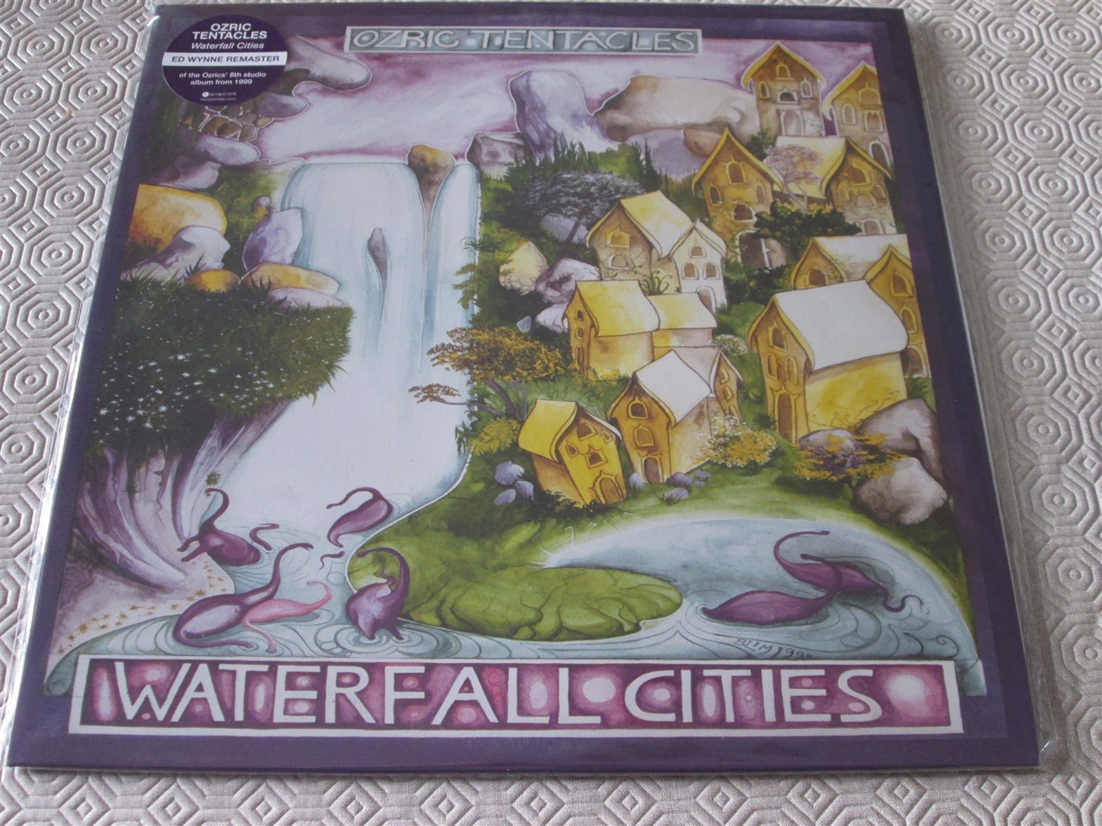 OZRIC TENTACLES - WATERFALL CITIES - DOUBLE LP - NEW/SEALED