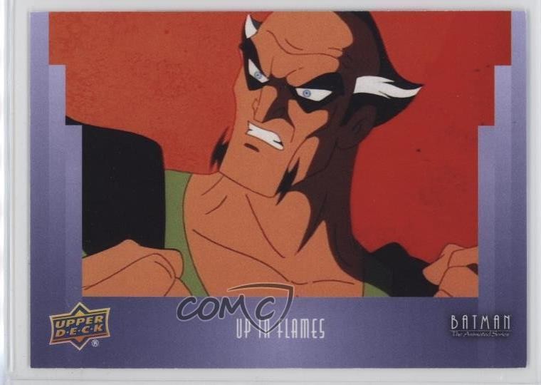 2026 Upper Deck Batman La Serie Animata Viola 276/299 Up in Flames #58 1d1f