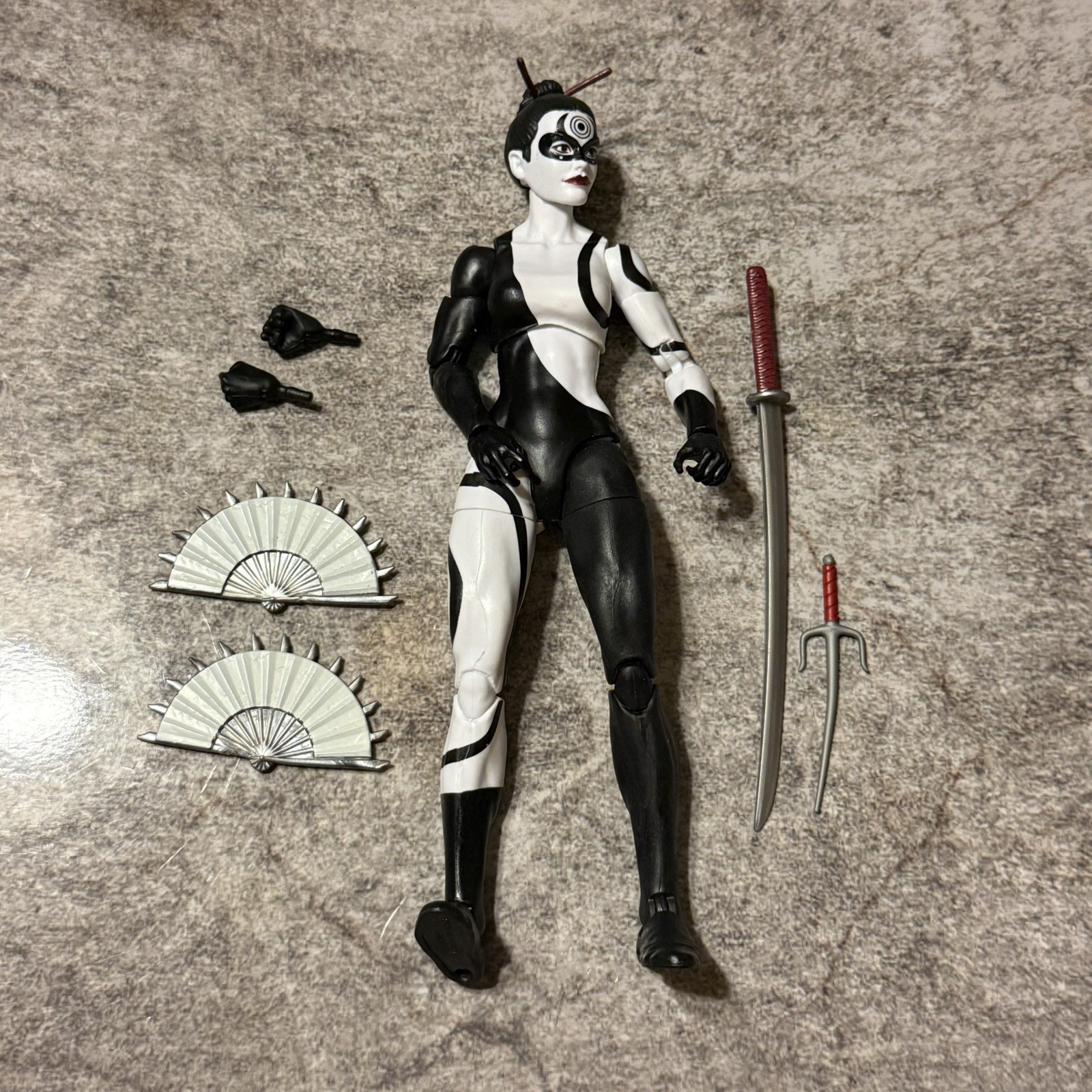 Marvel Legends LADY BULLSEYE Mindless One Wave Loose 6-in Action Figure USED