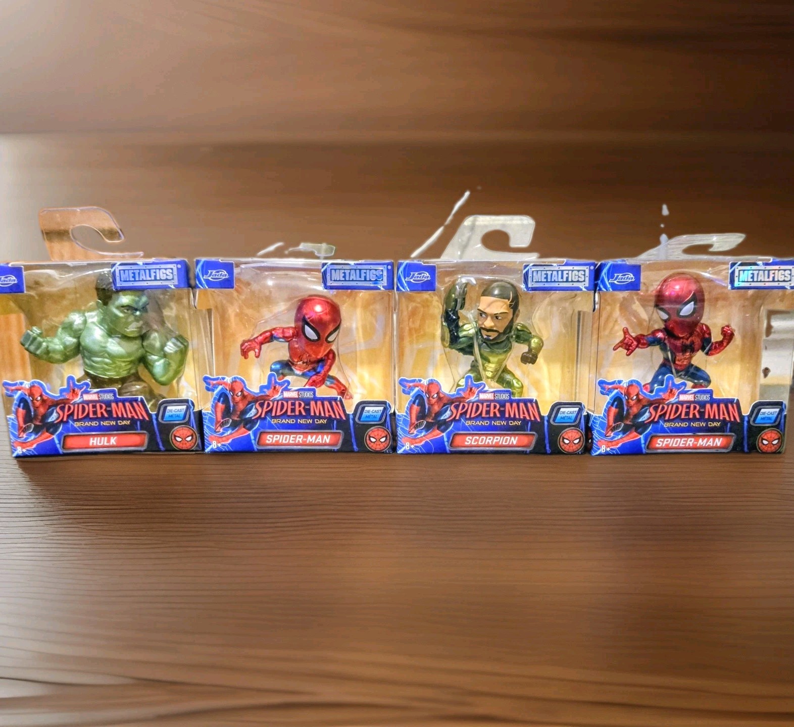 Jada Toys - Spider-Man Brand New Day -  Set of 4 MetalFigs Diecast Figures