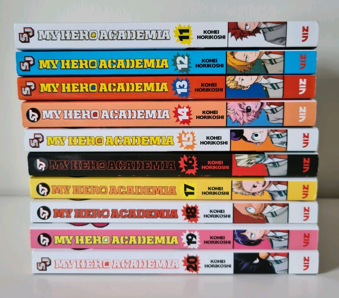 My Hero Academia Volumes 11-20, English Manga, Kohei Horikoski