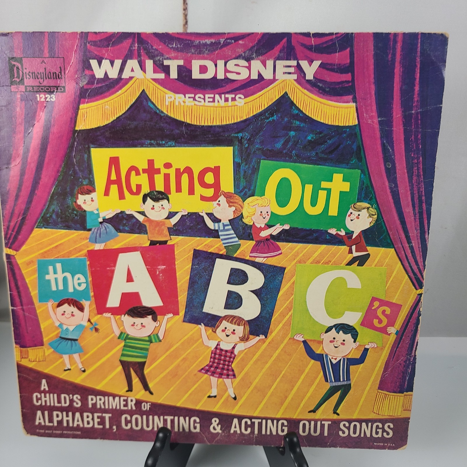 Disneyland - Acting Out the ABC's - DIsney (1964)  12" Vinyl LP Record