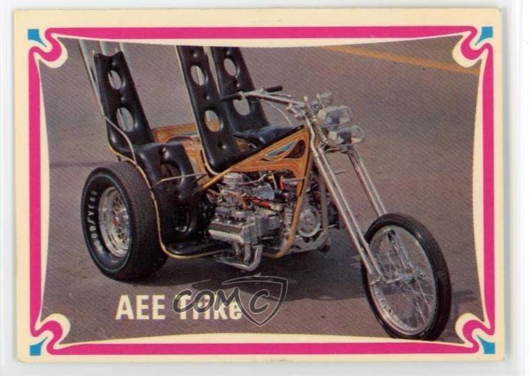 1972 Donruss Choppers and Hot Bikes AEE Trike #52 uk2