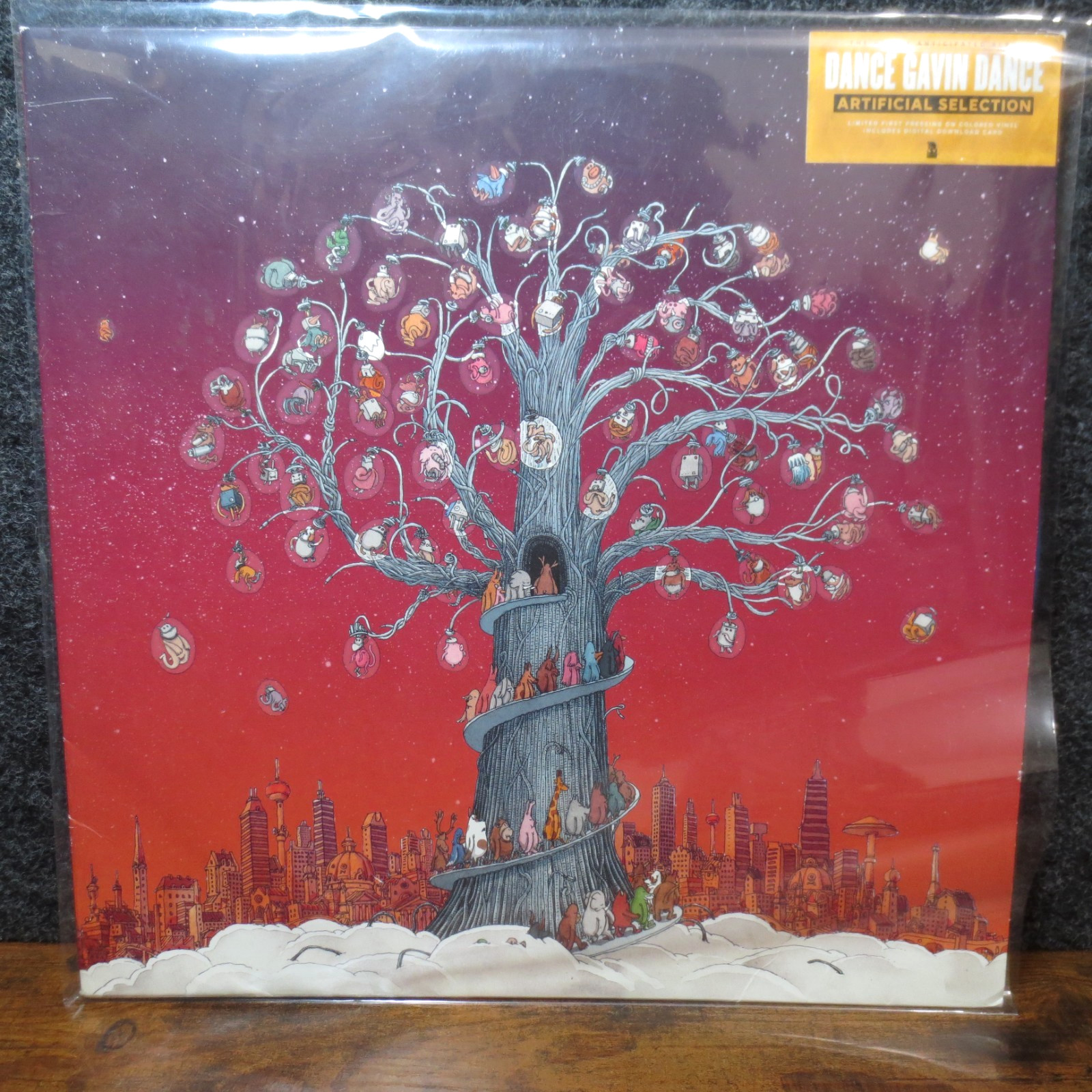 Dance Gavin Dance ‎– Artificial Selection LP Blue 2018 Rise 420-1 Rock Hardcore