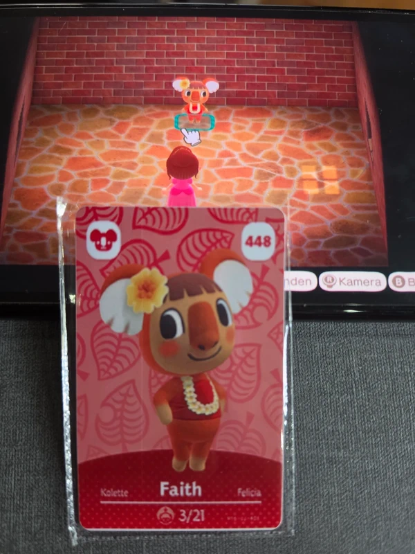 Animal Crossing Fienchen / Faith nfc Karte