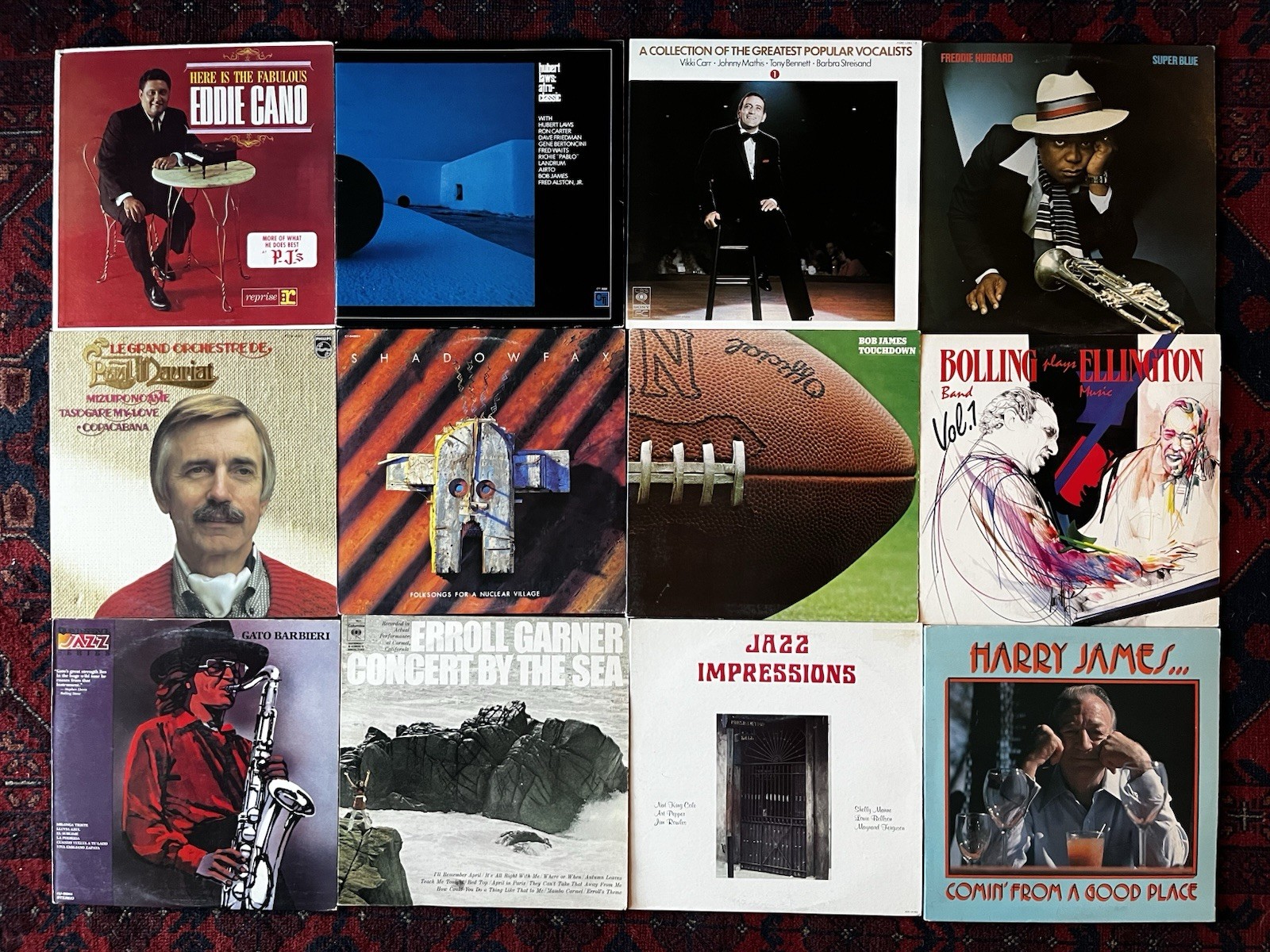 Lot 12 Vinyl Records Jazz Freddie Hubbard Hubert Laws Eddie Cano Bob James VG+
