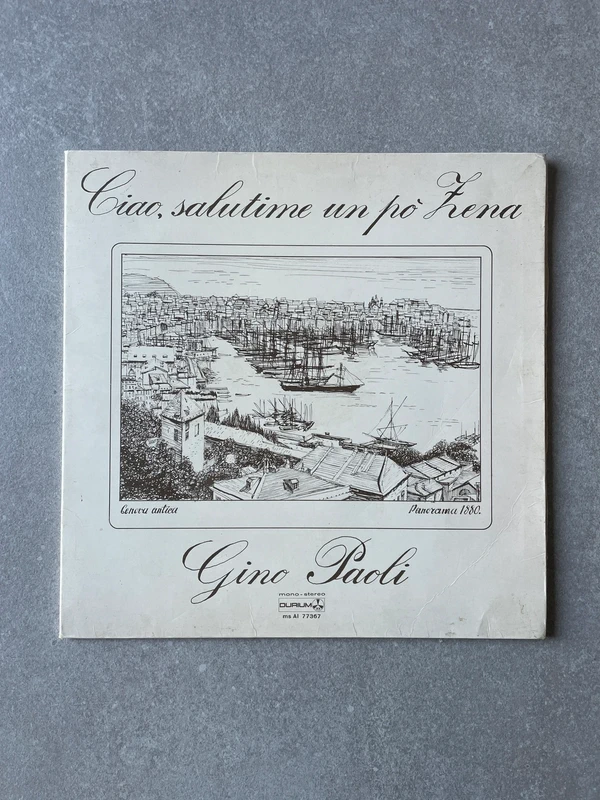 Gino Paoli - Ciao, salutime un po' Zena - vinile vintage 33 giri
