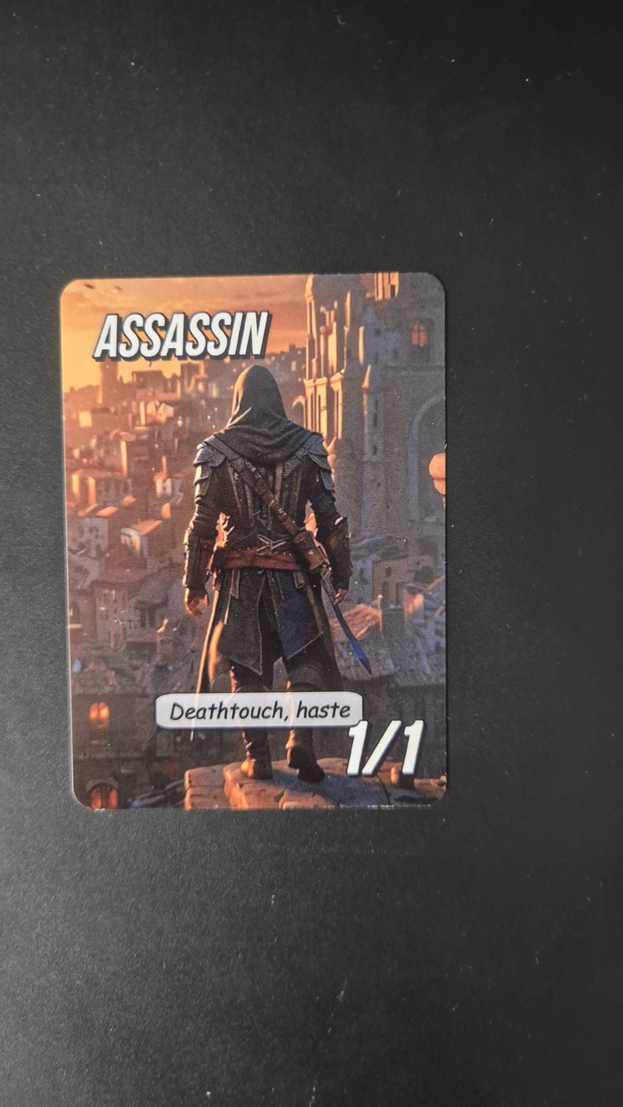 Assassin Token - Deathtouch, Haste - MTG - Magic the gathering