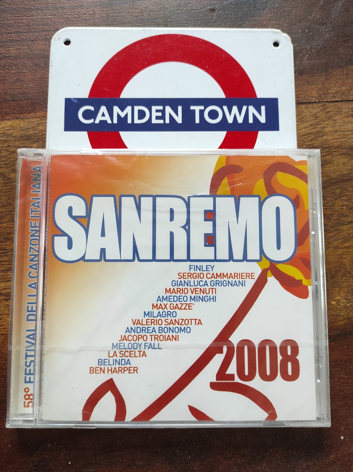 Sanremo 2008 Finley/Cammariere/Grignani/Venuti/Gazze'/Minghi Cd Sigillato