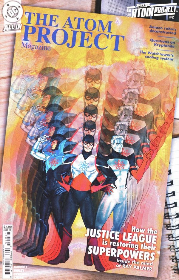 Justice League il Progetto Atomo #2C Nuovo con scatola 2025 Immagine Stock