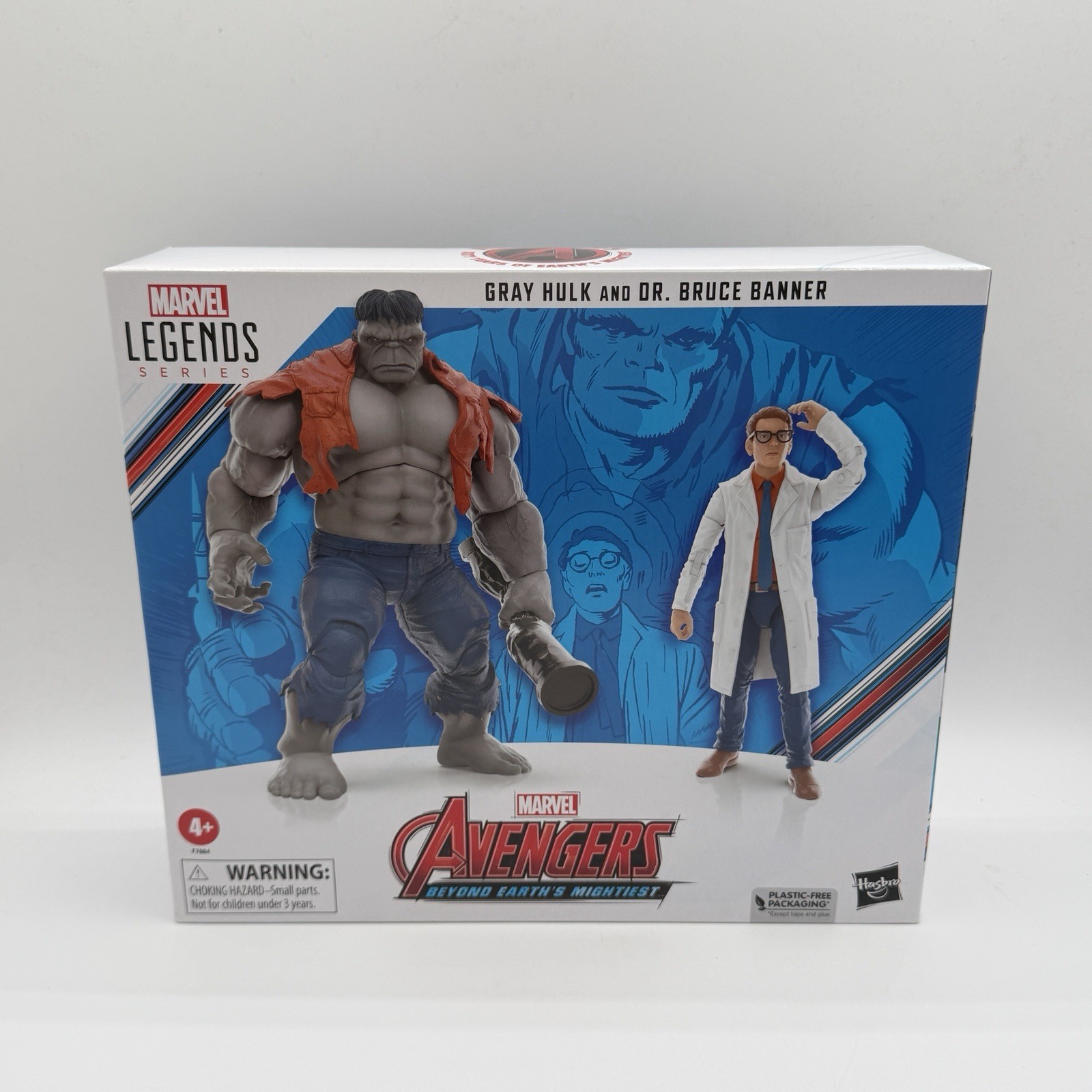 Hasbro Marvel Legends Gray Hulk & Dr. Bruce Banner Dual Pack Action Figures