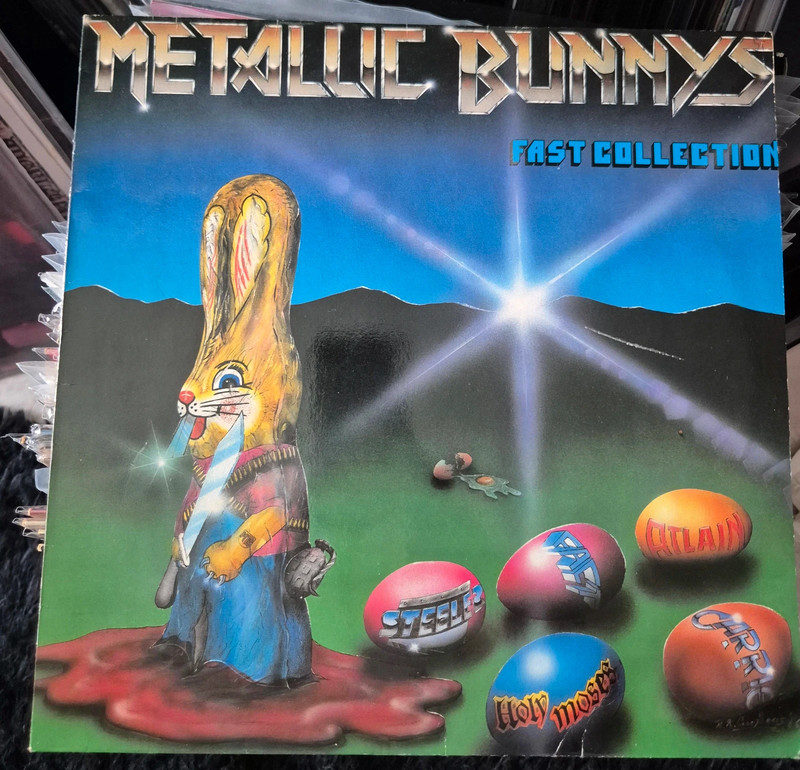 Metallic Bunnys speed thrash heavy metal vinyl record