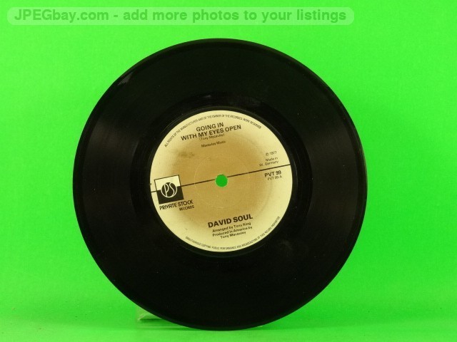 SOUL,DAVID GOING IN WITH MY EYES OPEN (4) (137) 7" PRIVATE STOCK