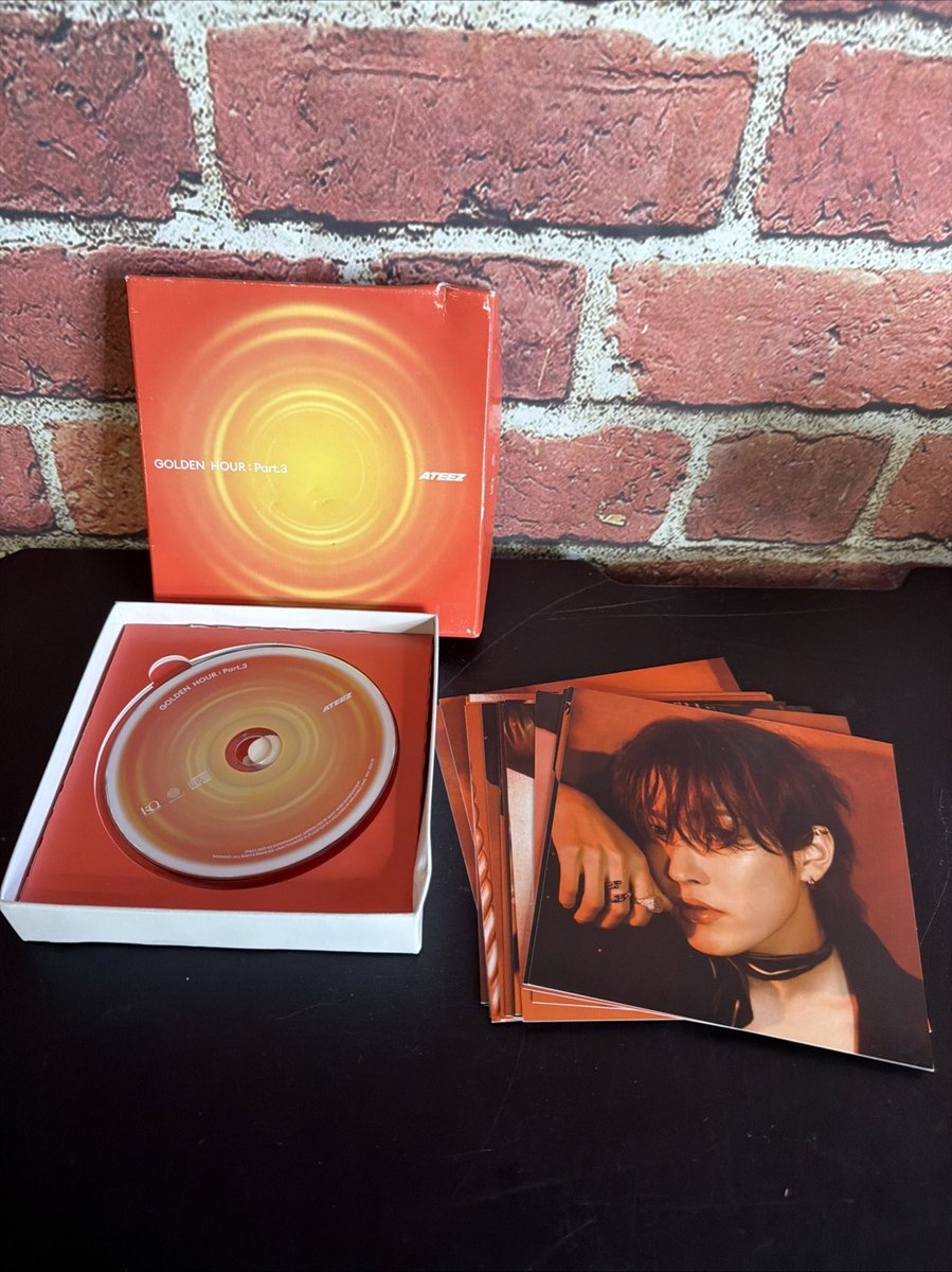Ateez Golden Hour Part 3 Heat W/ Photo Cards