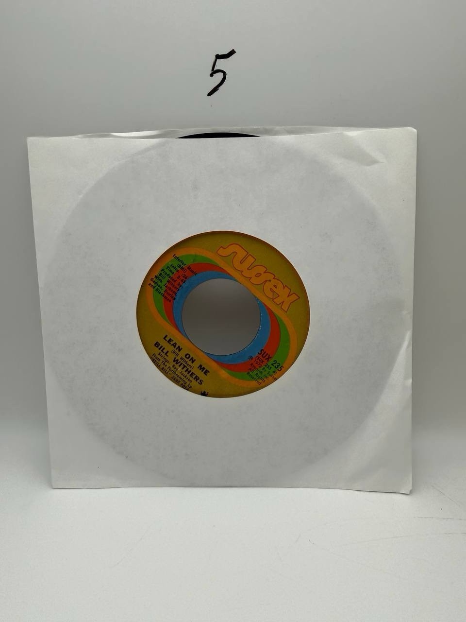 BILL WITHERS: "LEAN ON ME" / "BETTER OFF DEAD" 1972 SUSSEX