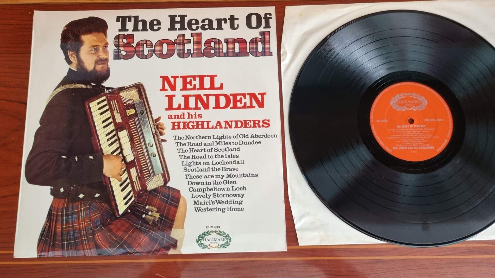 Neil Linden & His Highlanders - The heart of Scotland - 1969 CHM 633 *NrMINT
