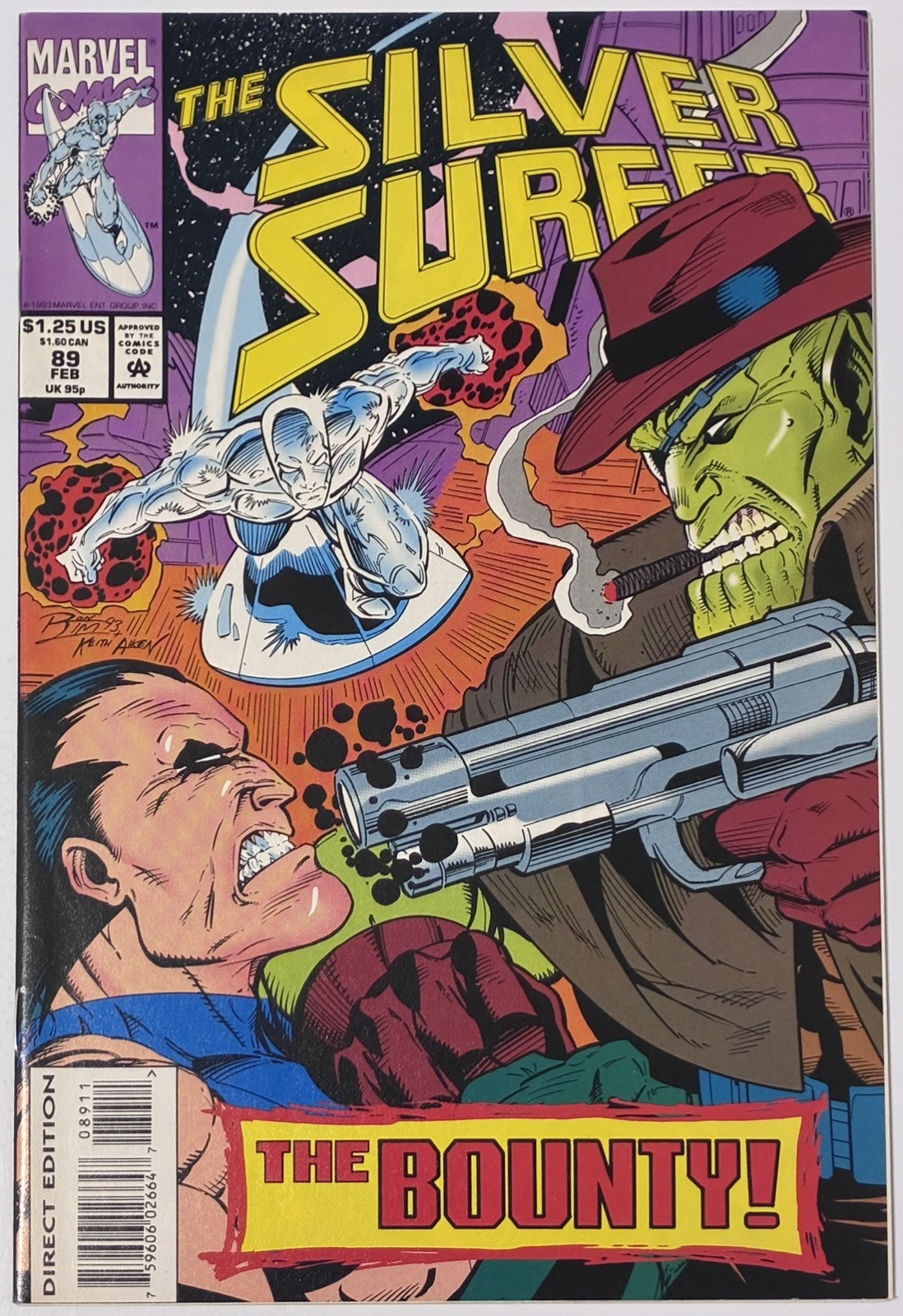 Acquista 2 ricevi 2 gratis! (CHECK PROMO) Silver Surfer #89 1994 Marvel Comics (NM)