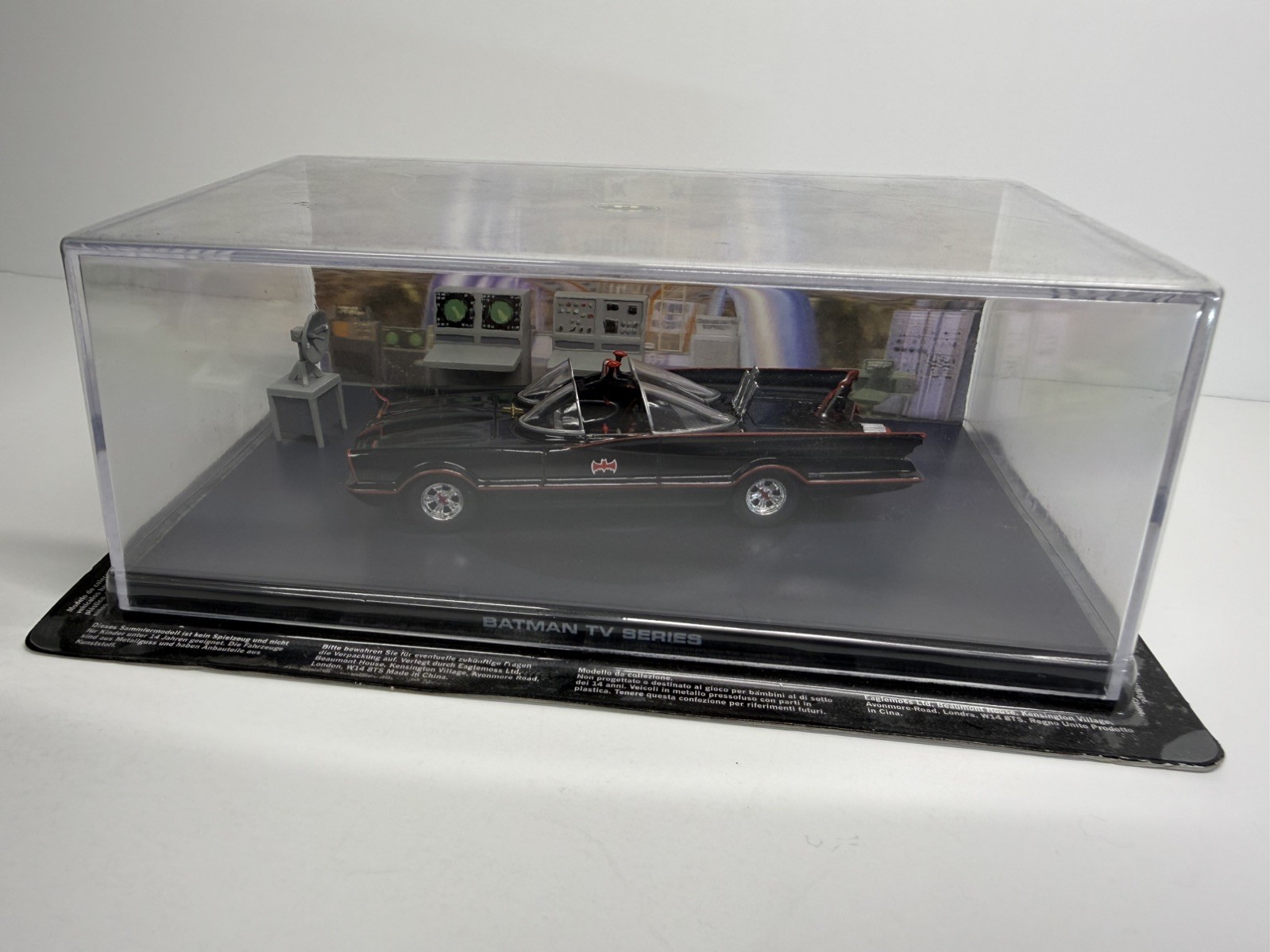 EAGLEMOSS Batman Classic Serie TV Batmobile 1966 Die Cast Replica s12 *USATO*