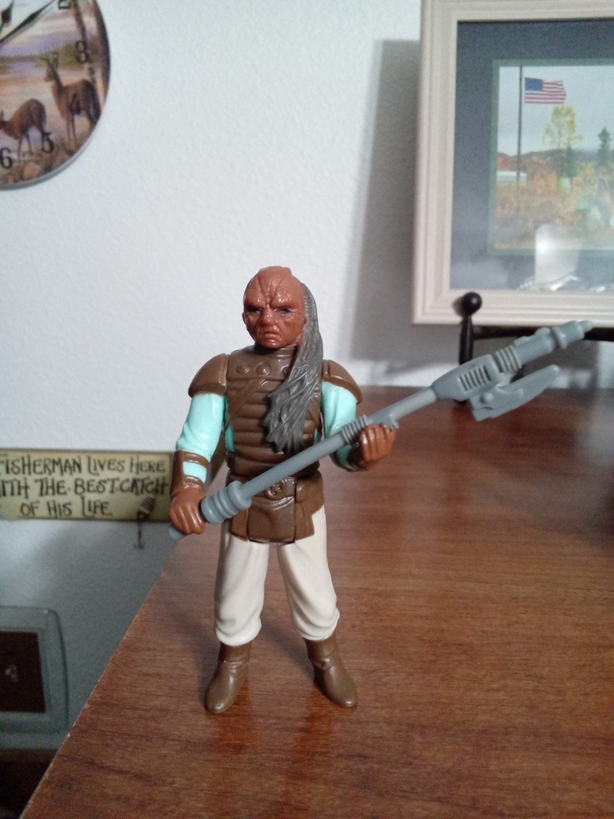 Figurina Weequay Star Wars 1983 vintage completa NO REPRO UNITOY HK COO QUASI NUOVA!