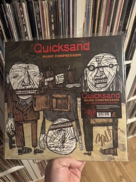 Quicksand – Manic Compression 30th vinyle rouge SIGNÉ