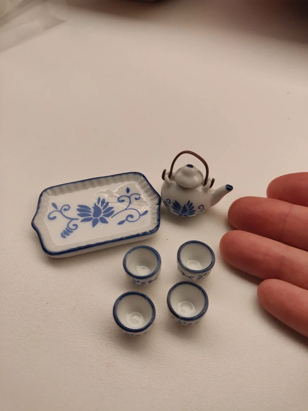 Kit de service à thé miniature - Rico Design