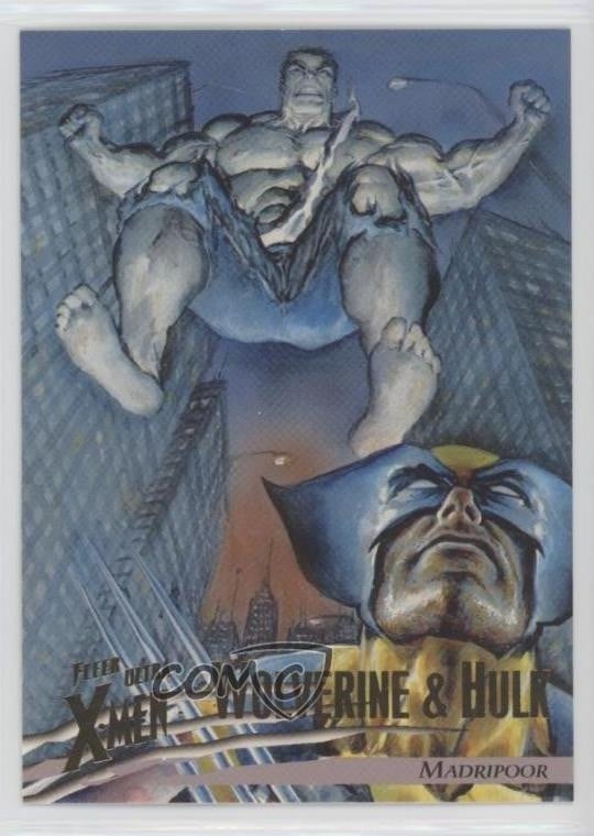 Fleer Ultra Marvel X-Men 1996: Wolverine Wolverine & Hulk #54 d8k