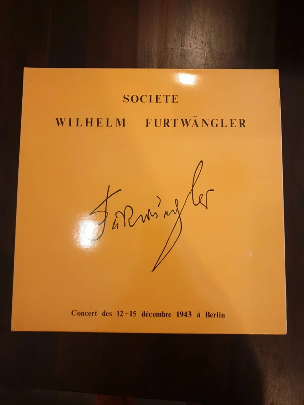 Vinyles société wilhelm furtwangler