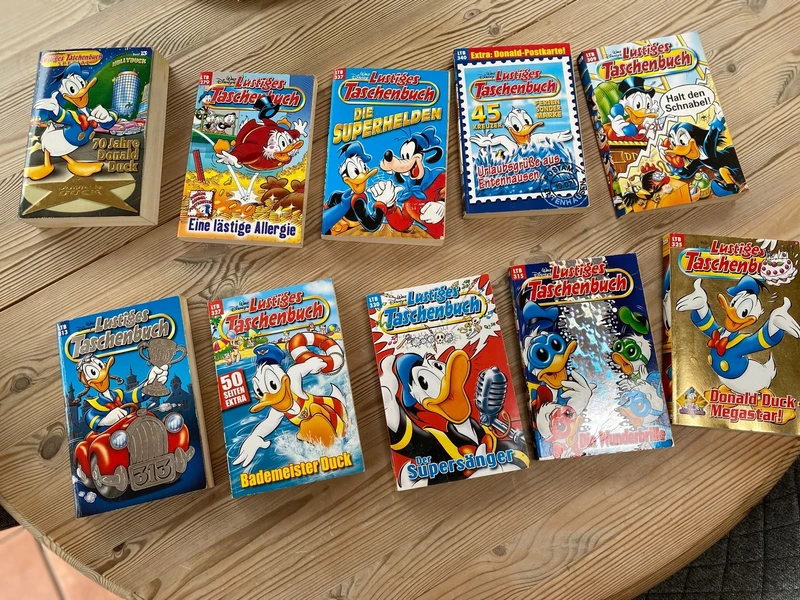 10 Disney Lustiges Taschenbuch Ausgaben Gebrauchsspuren