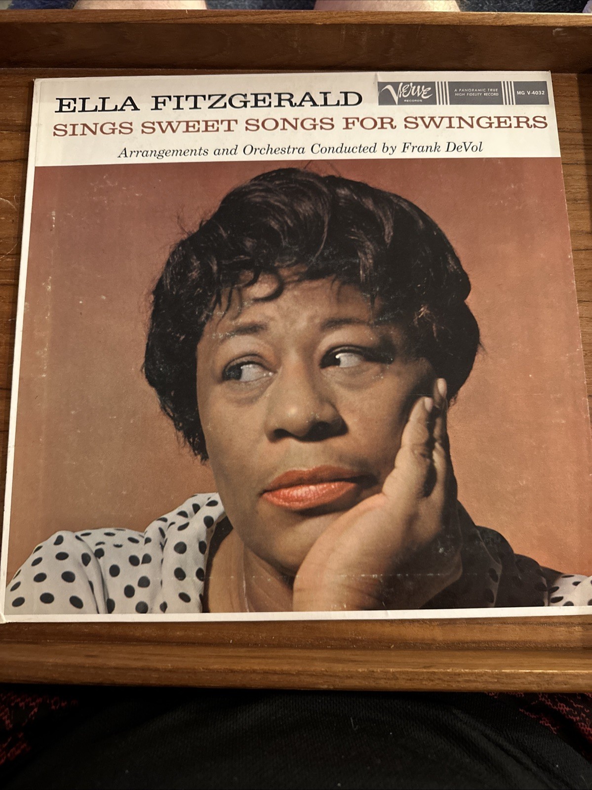 Ella Fitzgerald Sings Sweet Songs For Swingers LP   Vg+