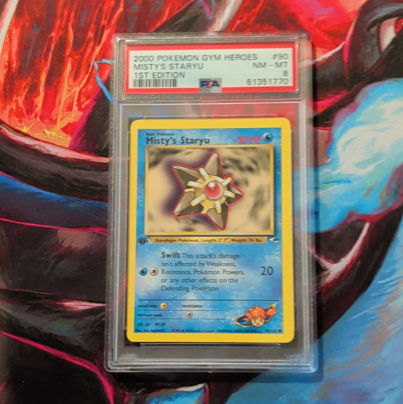 Pokémon TCG Misty's Staryu 090/132 1st Edition PSA 9 61351770