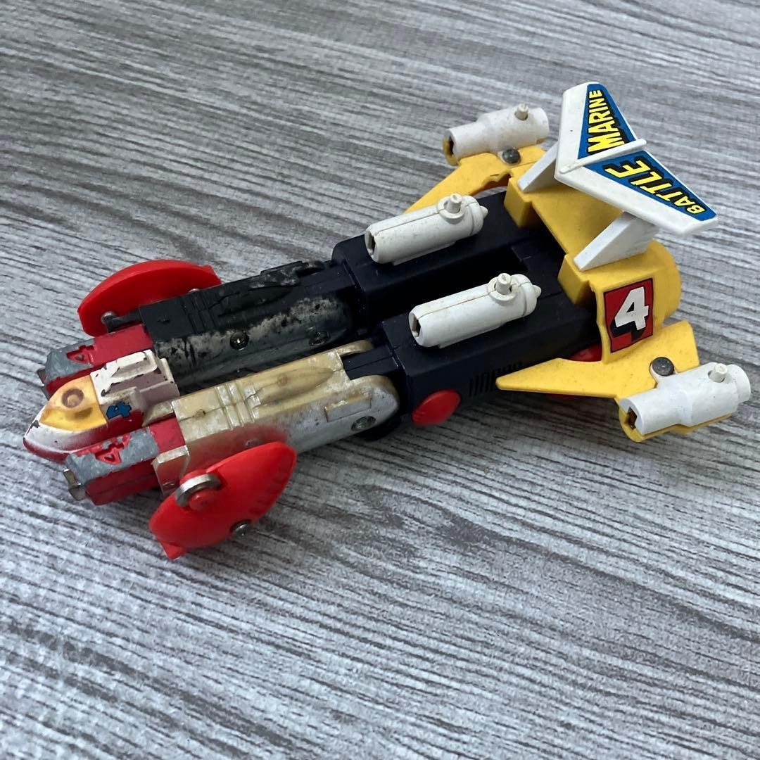 Battle Marine n.4 veicolo giocattolo robot parte spazzatura Giappone importazione combattente tipo V