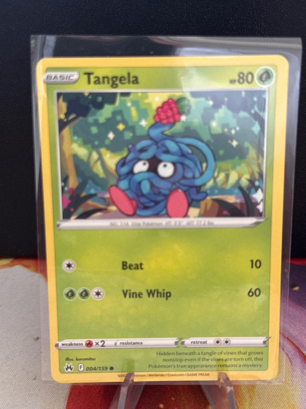 Tangela 004/159 crown zenith Pokemon [