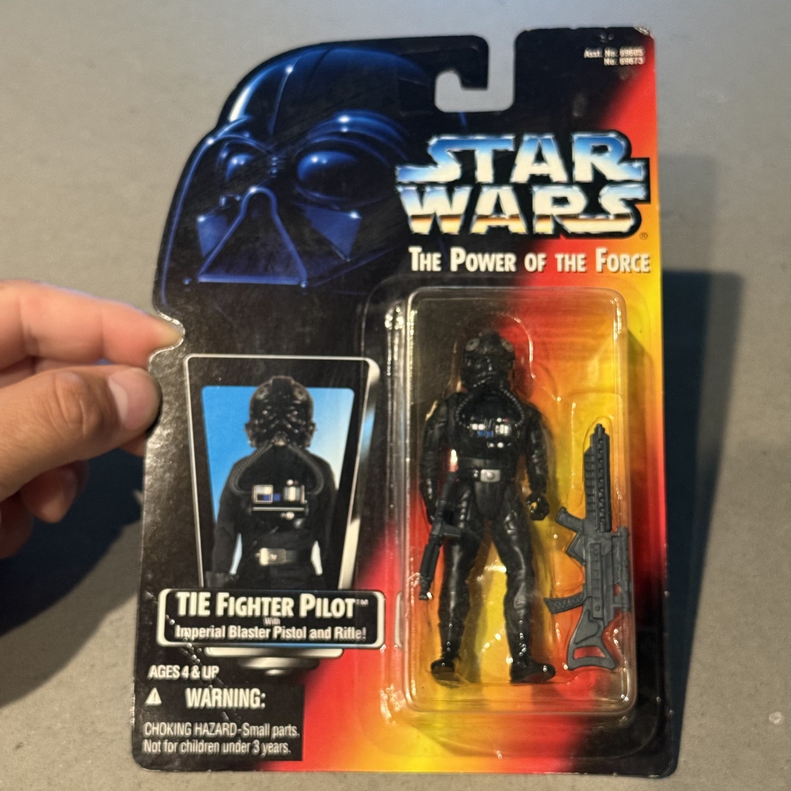 Kenner Star Wars Modellino pilota Potf Tie Fighter
